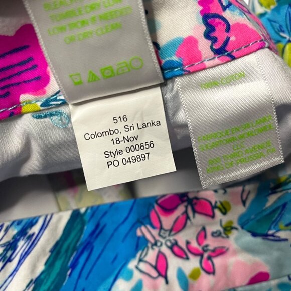Lilly Pulitzer Positano Callihan Shorts Size 4 Beach Bright Colorful - Picture 6 of 6